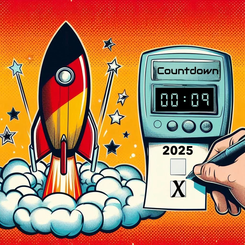 Countdown in Deutschland- Neuwahlen 2025